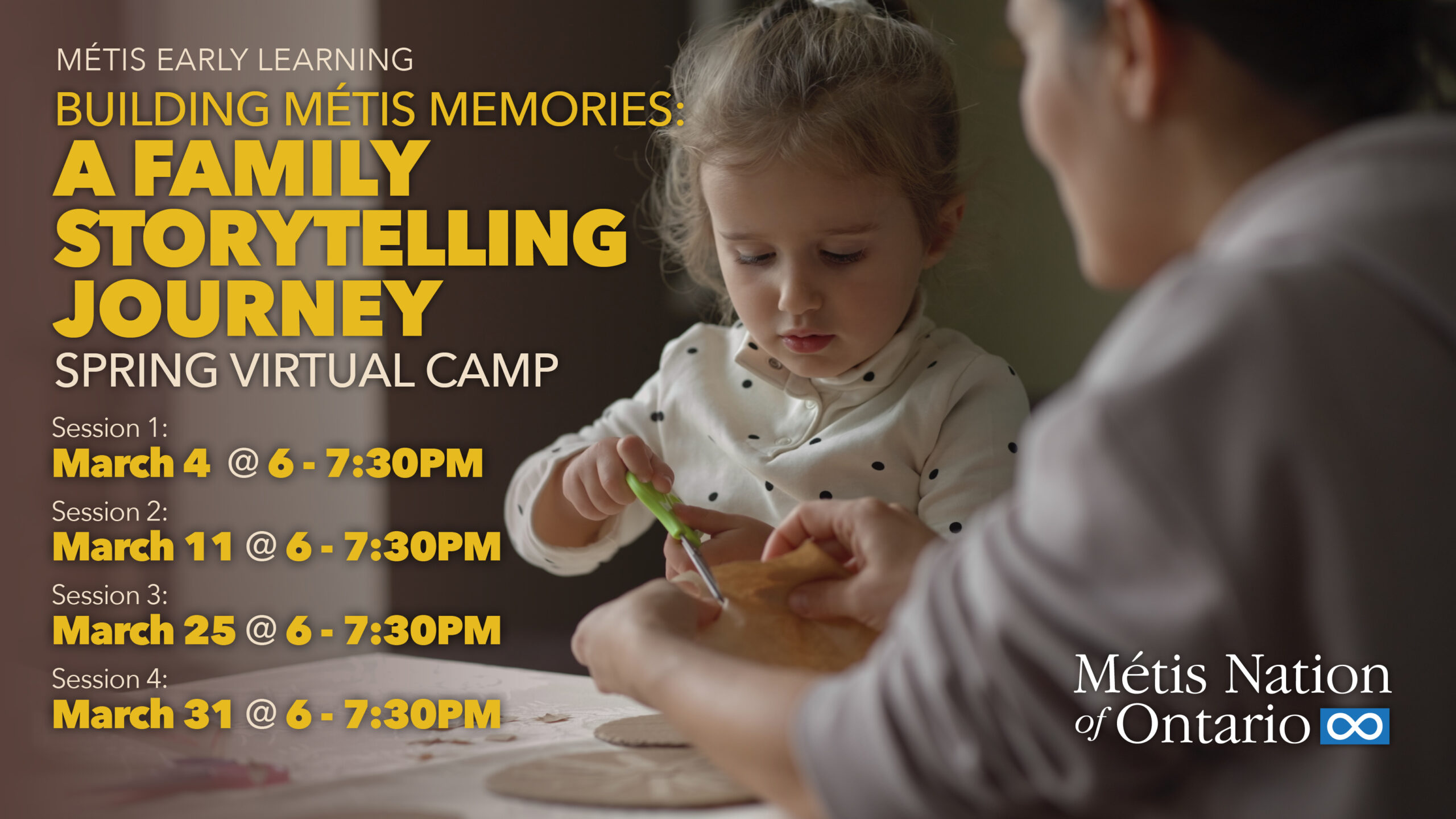 Building Métis Memories: A Family Storytelling Journey (Virtual Camp)