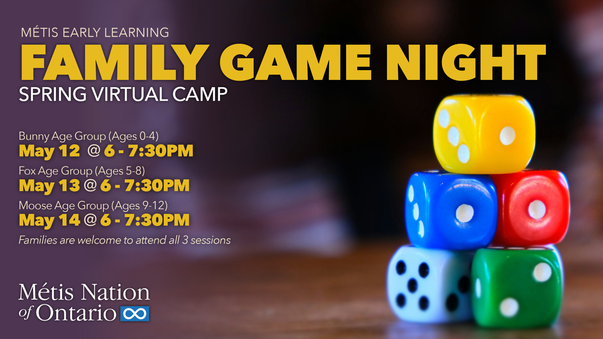 ELCC Virtual Camp: Family Game Night – Think Outside the Blocks!