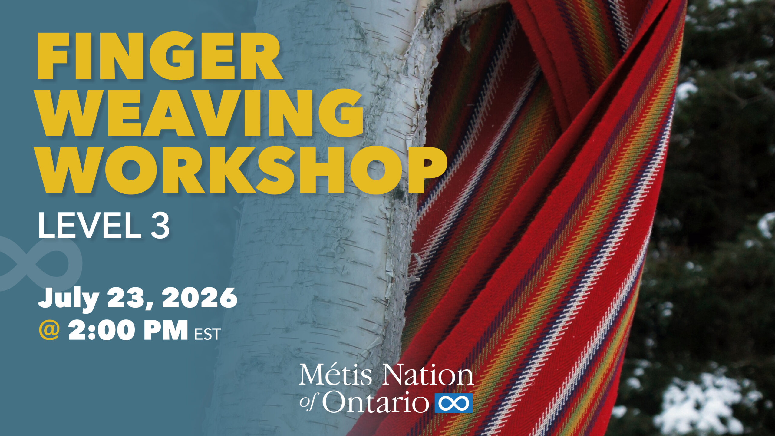 Virtual Finger Weaving Workshop (Level 3)