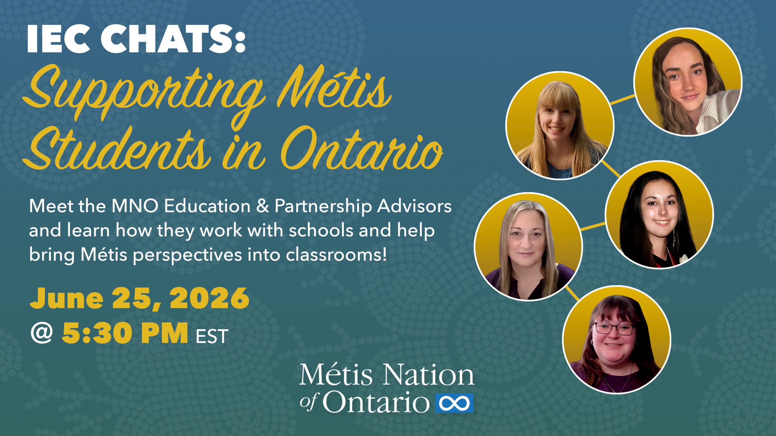 IEC Chats: Supporting Métis Students in Ontario