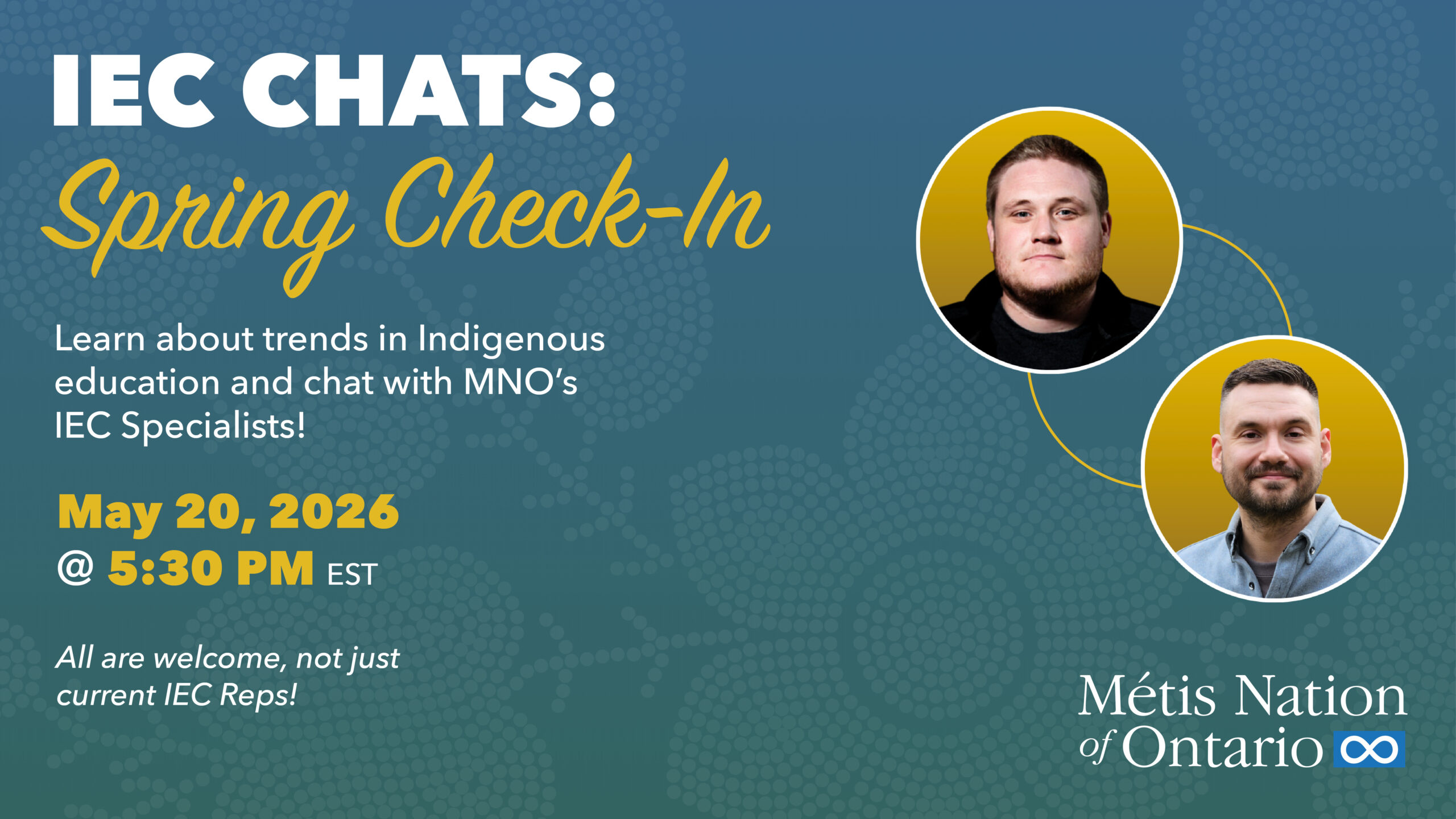 IEC Chats: Spring Check-In