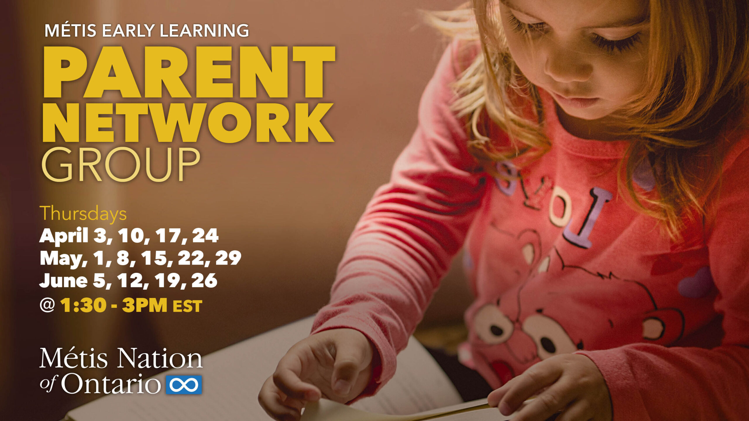 Parent Early Learning Network (Virtual Group Sessions)