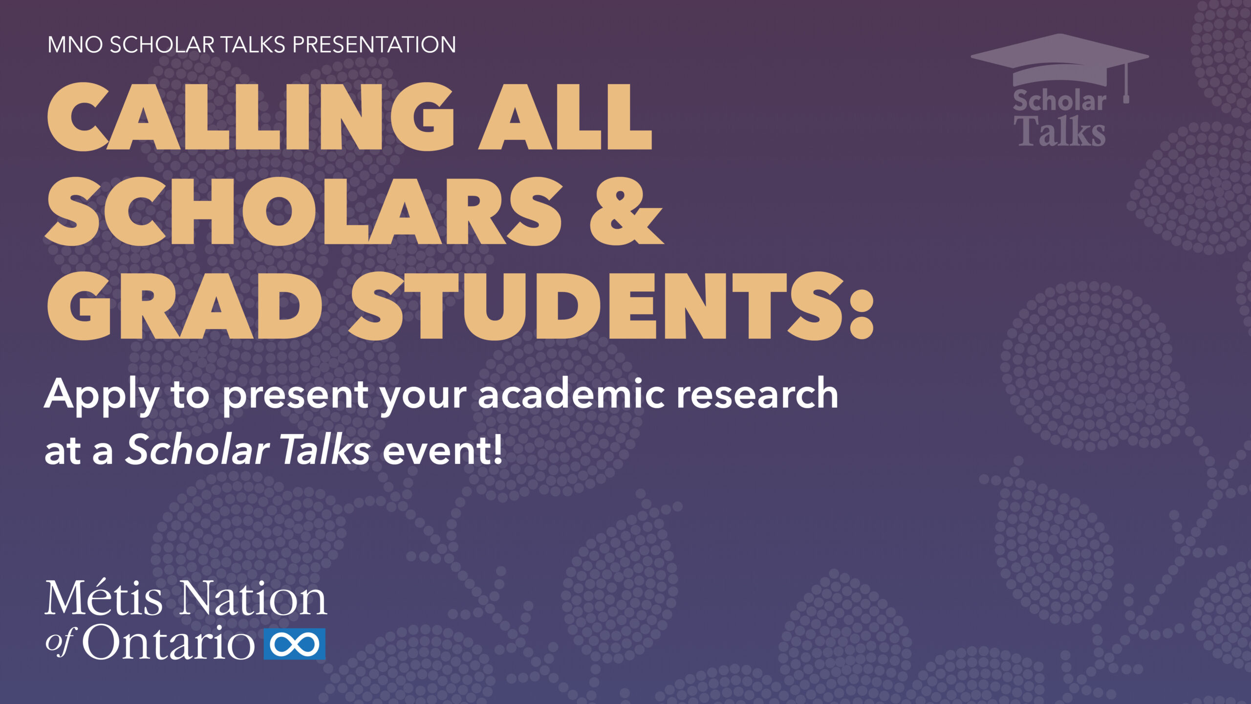 Scholar Talks: Call for Abstracts