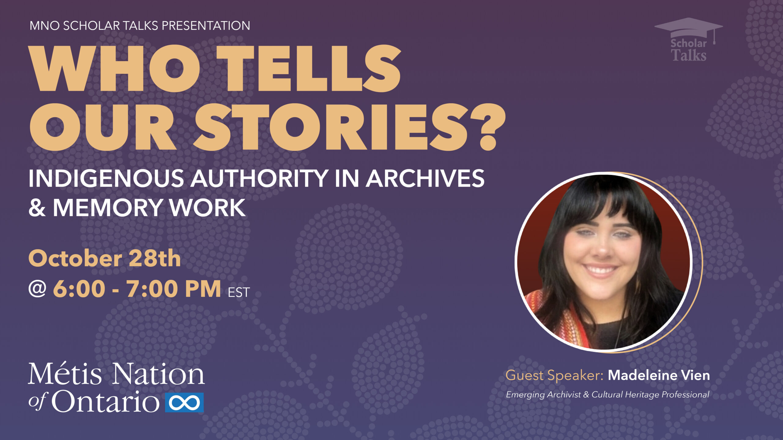 Scholar Talks: Indigenous Data Sovereignty (with Madeleine Vien)