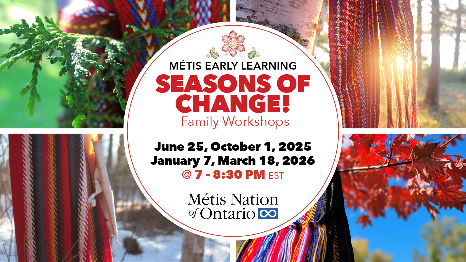 Seasons of Change: Family Workshops (4-Part Series)