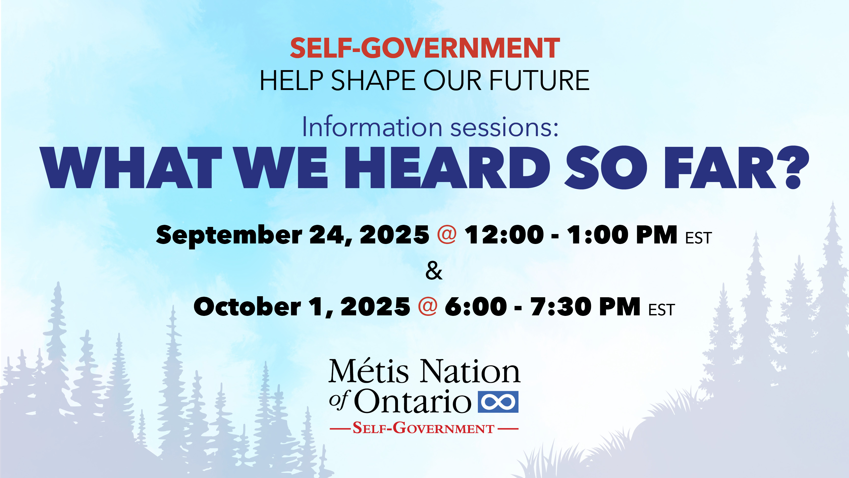 Self-Government Wednesdays: Info Sessions (Fall Dates)